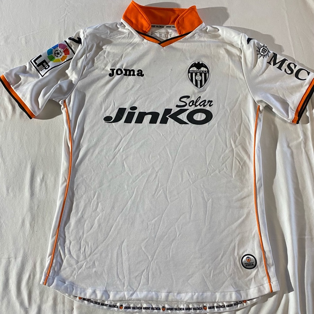 JOMA VALENCIA CF SOCCER JERSEY MENS SMALL